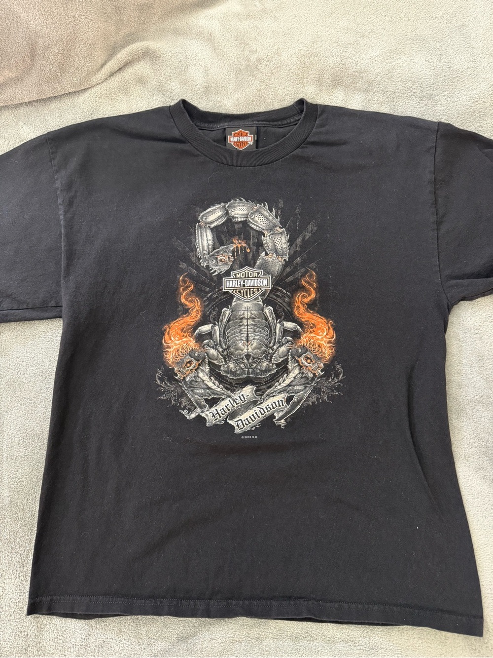 Black Large  Harley-Davidson Cozumel Mexico T-Shirt